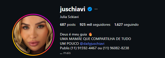 Perfil @juschiavi