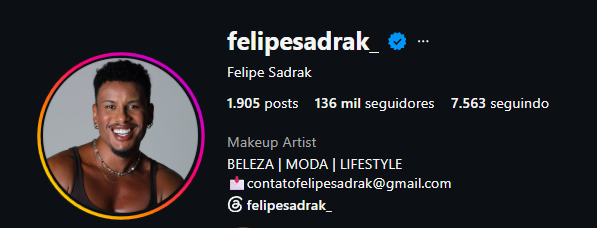 Perfil @felipesadrak_